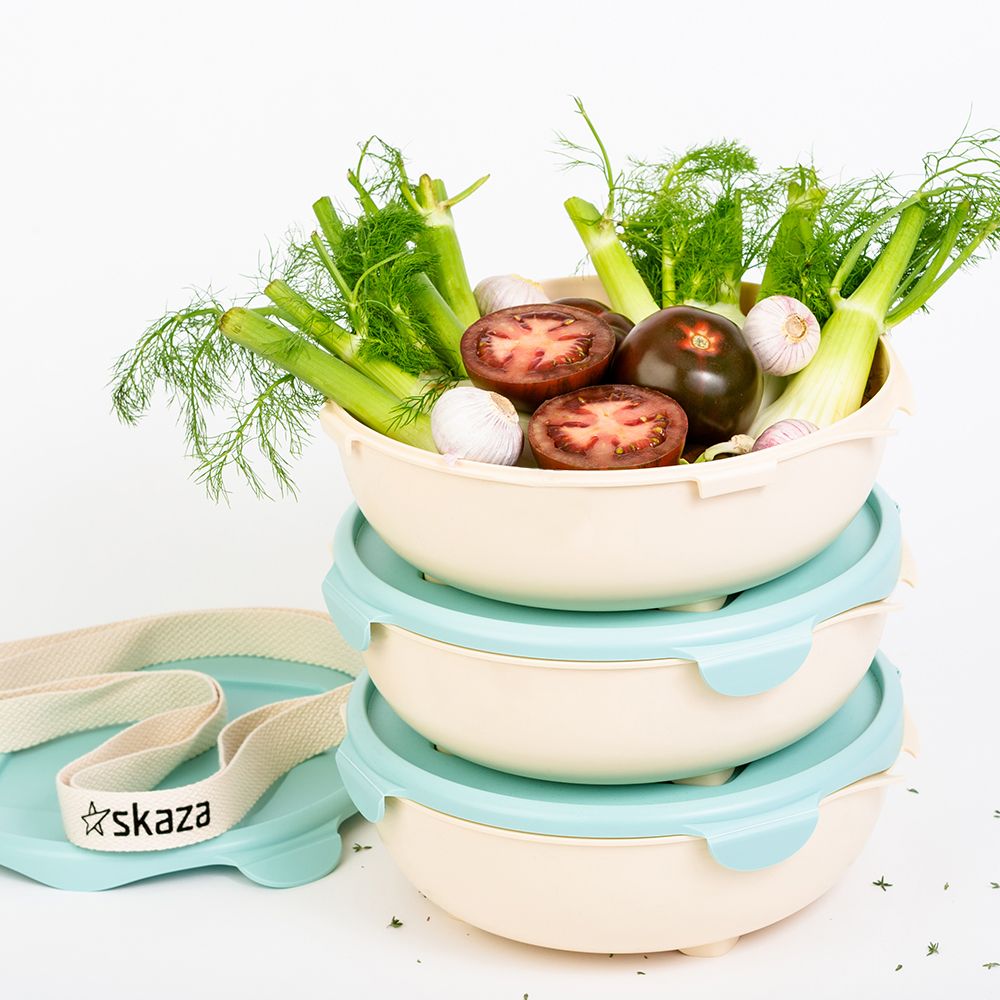 Meubles de cuisines - Set de bols Pick&Go en matériaux biosourcés - PLASTIKA SKAZA - EXCEEDING EXPECTATIONS