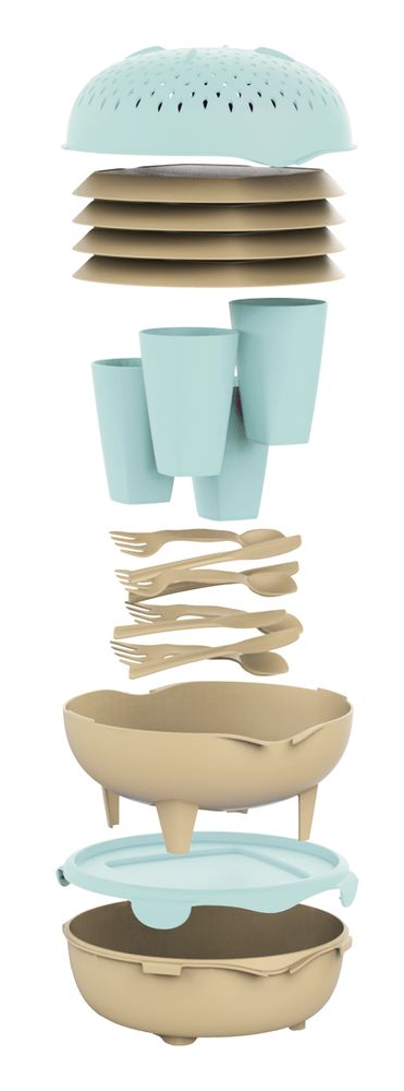 Terraces - Pick&Go Picnic Set made from biobased materials - PLASTIKA SKAZA - EXCEEDING EXPECTATIONS