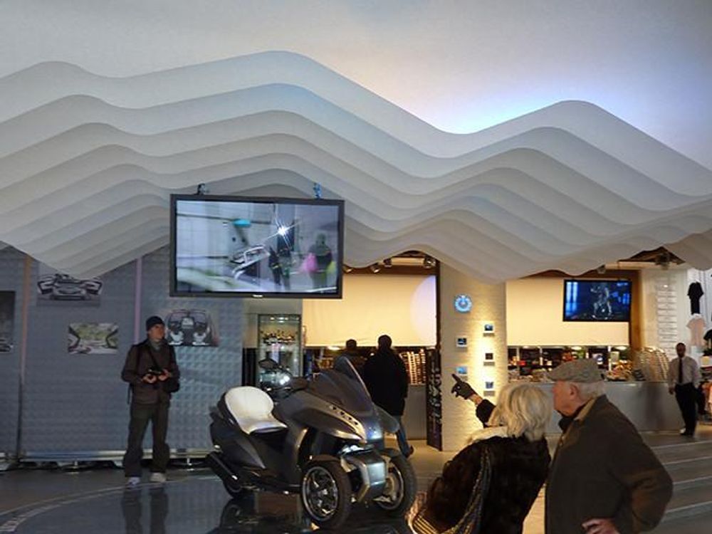 Revêtements muraux - PLAFOND PAPIER DROP STRIPE® - PROCEDES CHENEL INTERNATIONAL