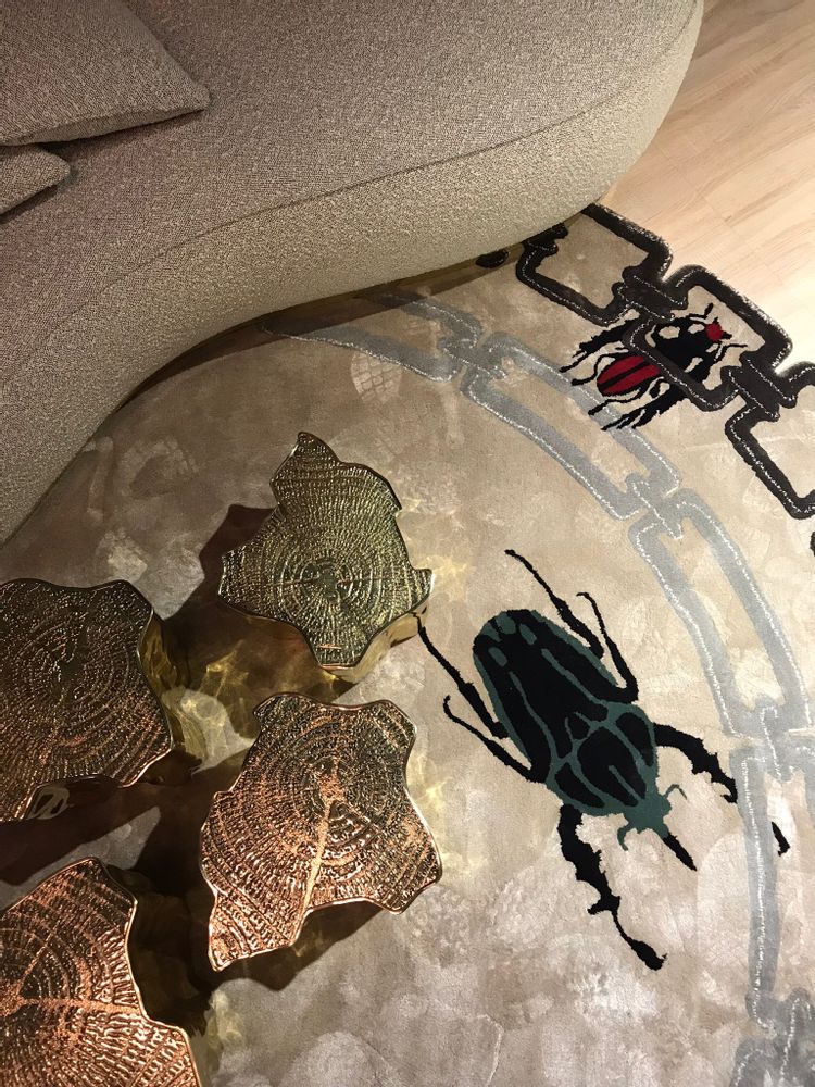 Autres tapis - TAPIS DE PUNAISES D'OR - RUG'SOCIETY