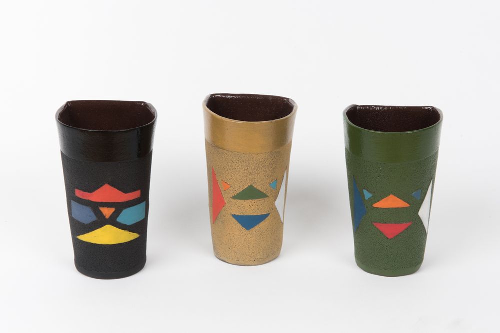 Tasses et mugs - TASSES A EXPRESSO & MUGS - COLLECTION "ISIQHAZA" - MAHATSARA