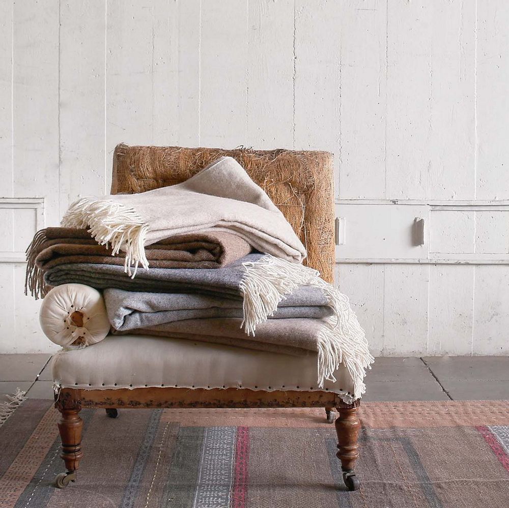 Decorative objects - Storm plaid 100% wool - ML FABRICS