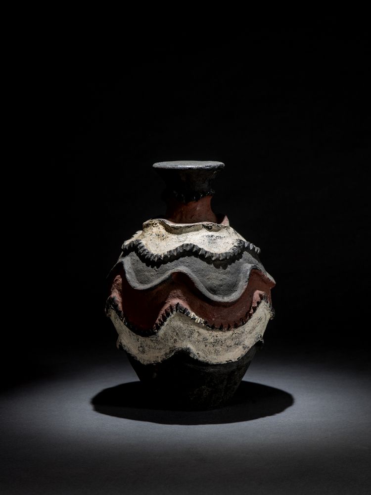 Unique pieces - Polychromatic ritual potteries, Twa Uganda - KANEM