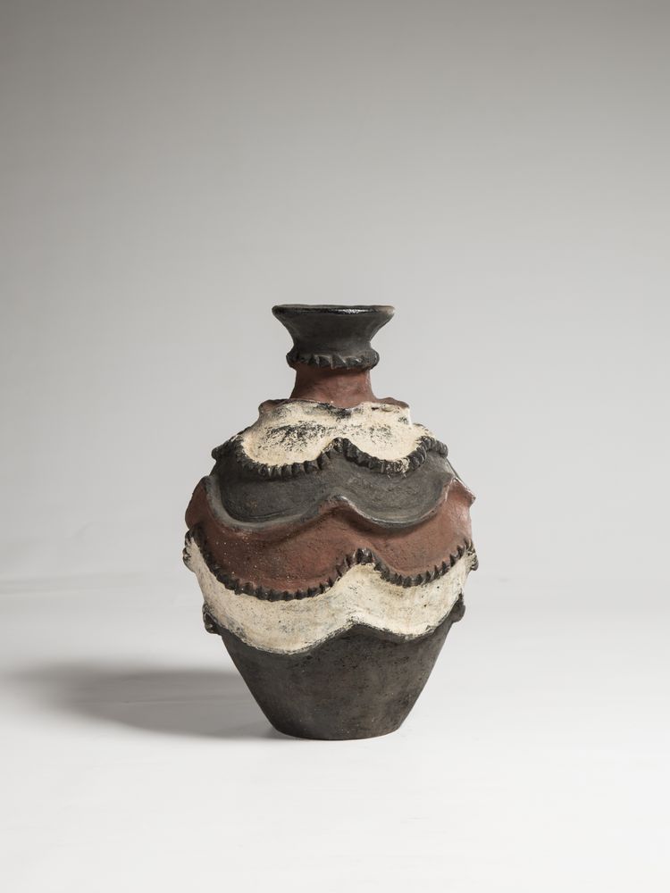 Unique pieces - Polychromatic ritual potteries, Twa Uganda - KANEM