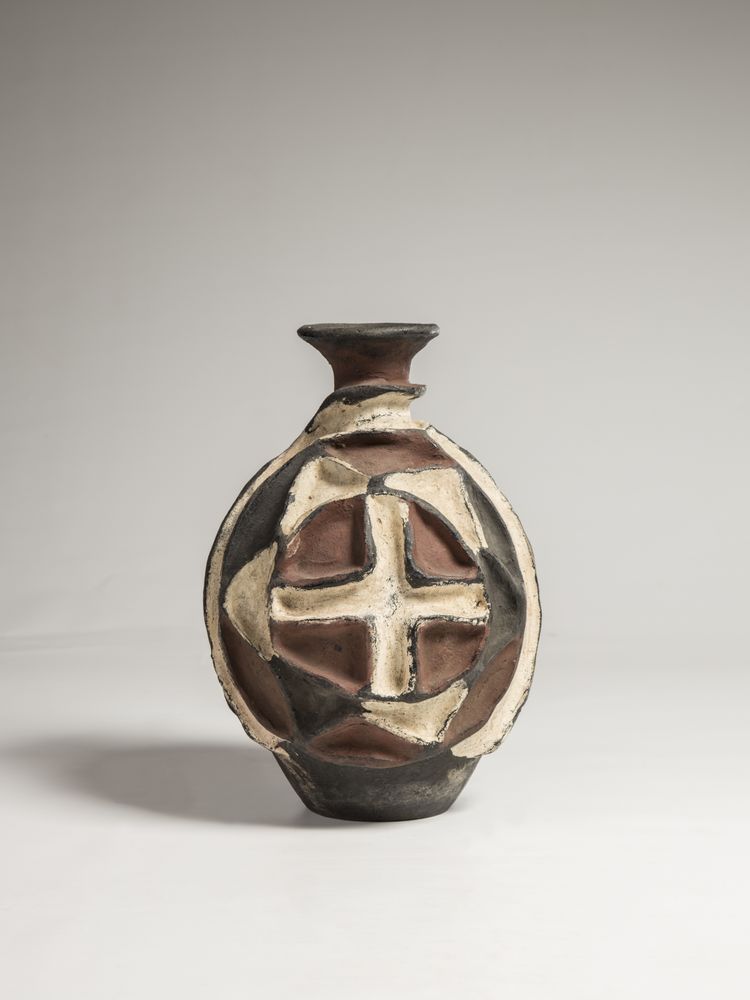 Unique pieces - Polychromatic ritual potteries, Twa Uganda - KANEM