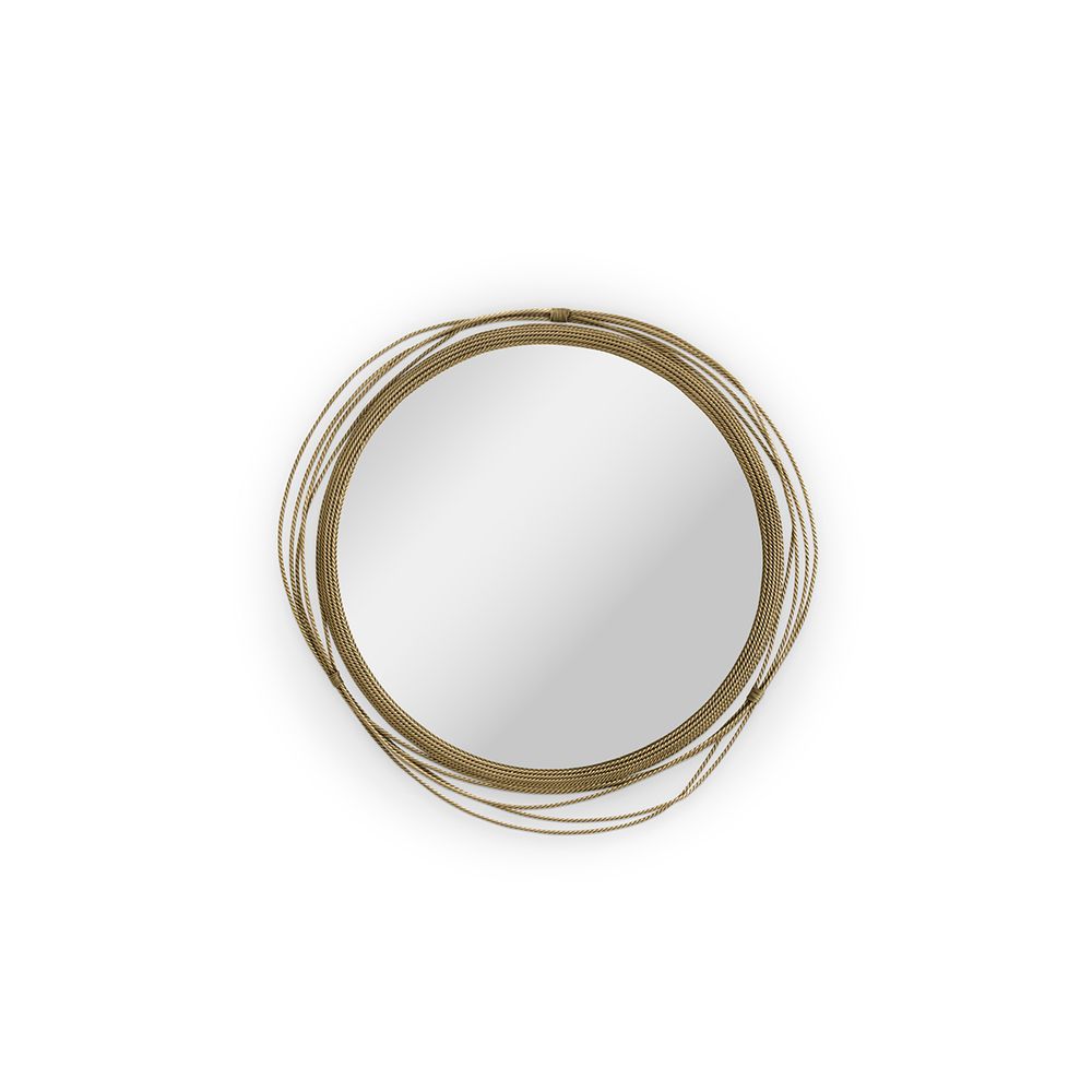 Aménagements pour bureau - Kayan Round Mirror - COVET HOUSE