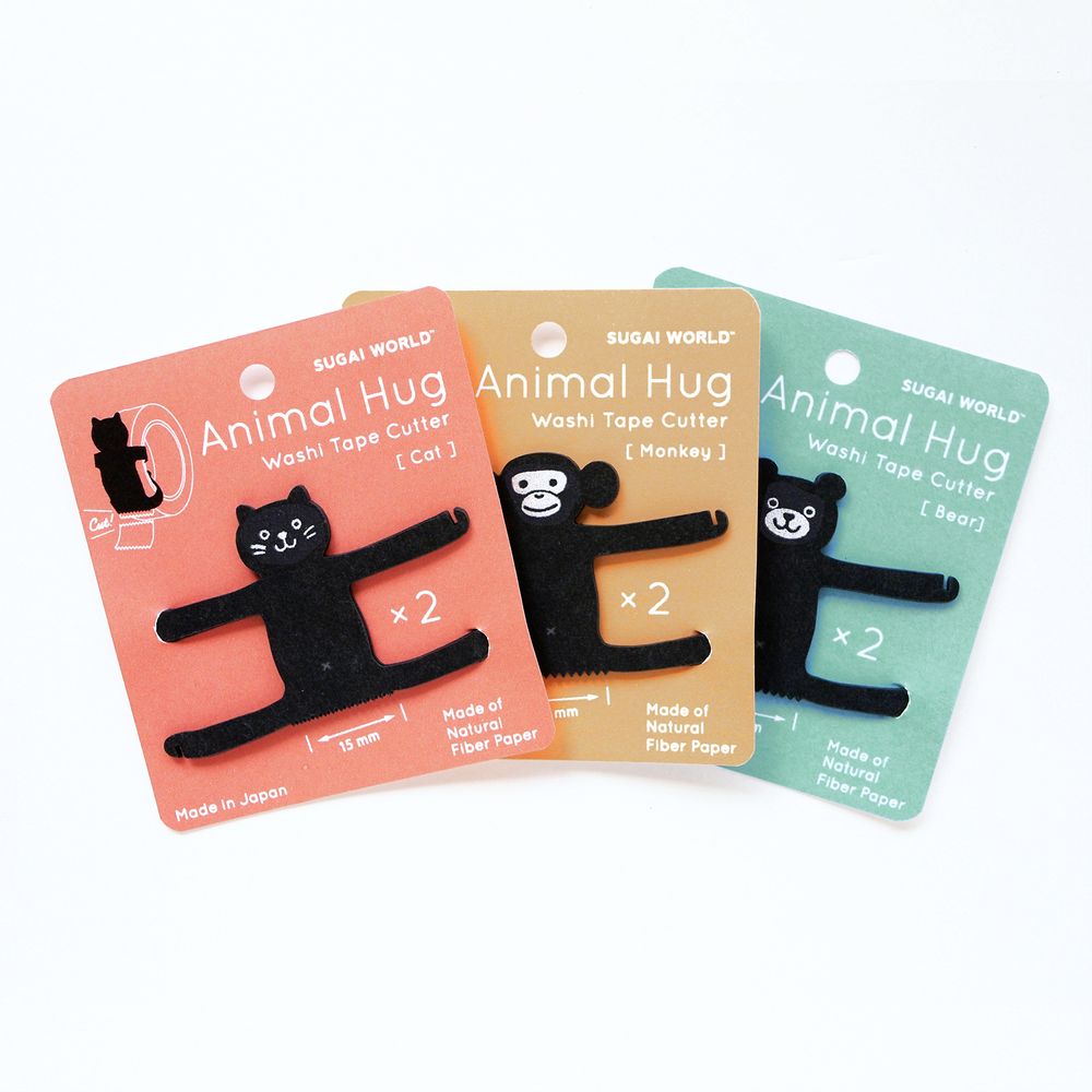 Stationery - Animal Hug washi tape dispenser - SUGAI WORLD