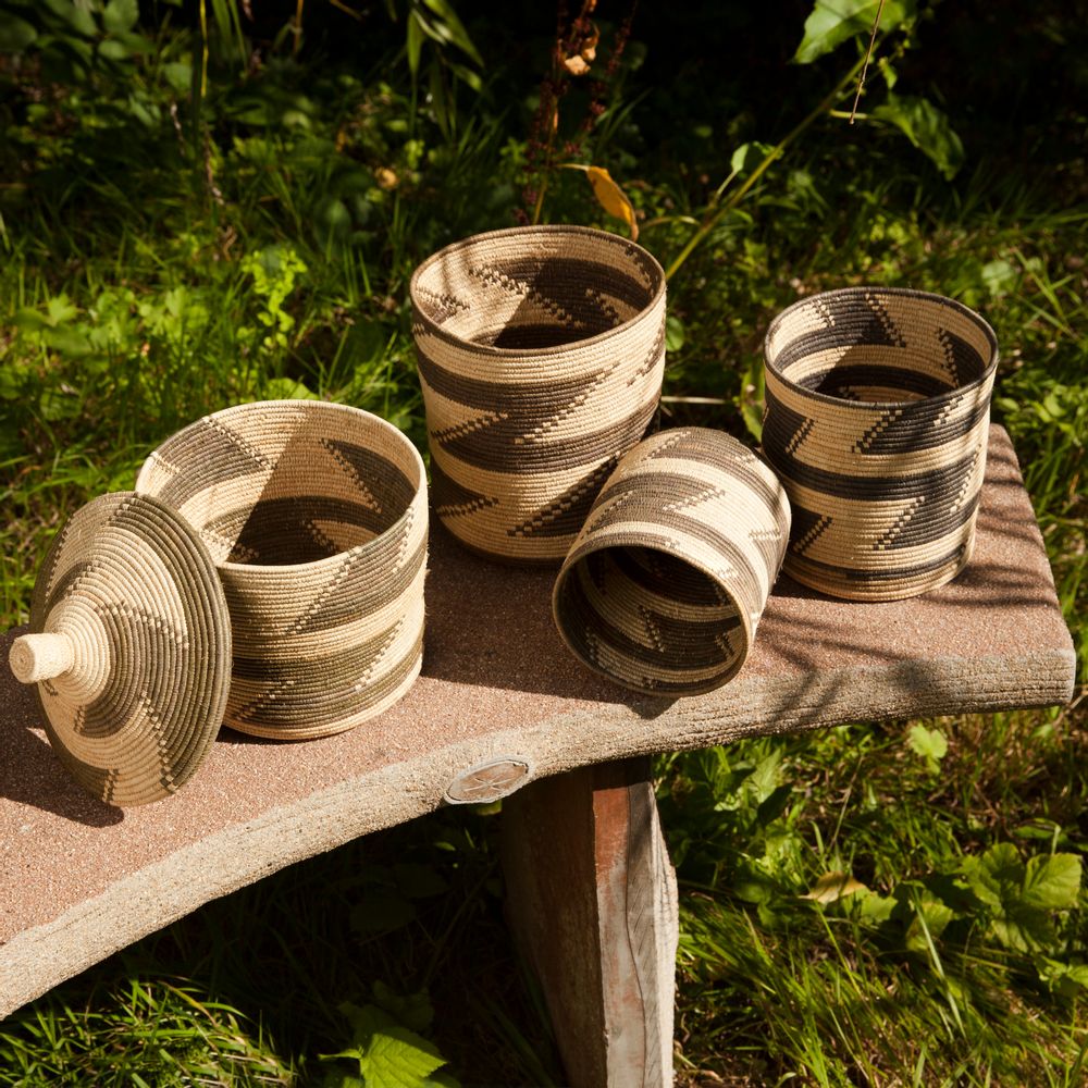 Objets déco enfant - Pot avec couvercle et cache-pot - AS'ART A SENSE OF CRAFTS