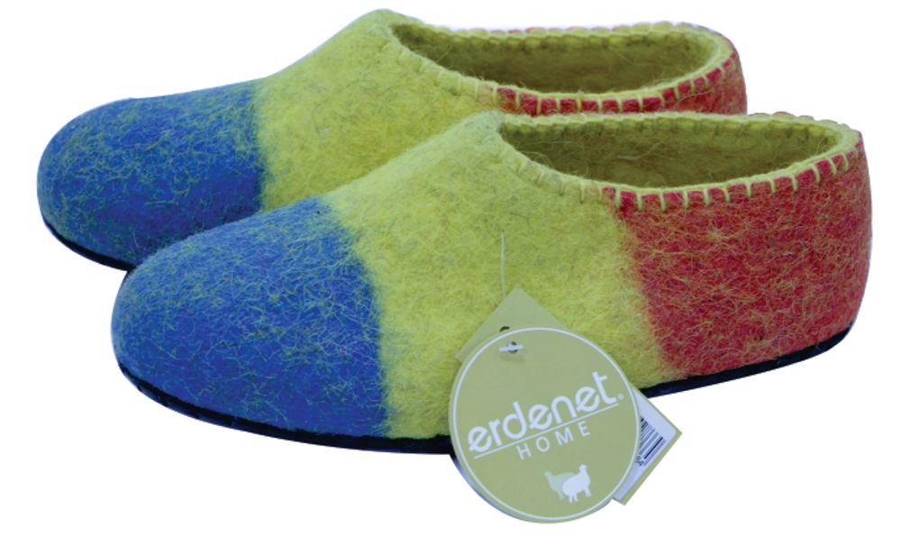 Shoes - Cosy slip on made from 100% wool felt - ERDENET HOME
