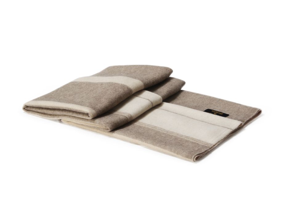 Plaids - Couvre-lit en cachemire naturel - ERDENET CASHMERE