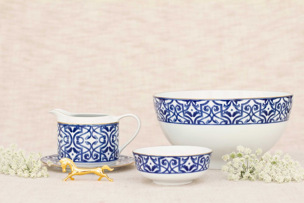 Couverts & ustensiles de cuisine - Blue Legacy assiette en porcelaine - PORCEL