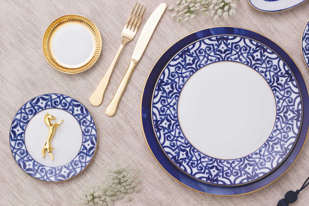 Couverts & ustensiles de cuisine - Blue Legacy assiette en porcelaine - PORCEL