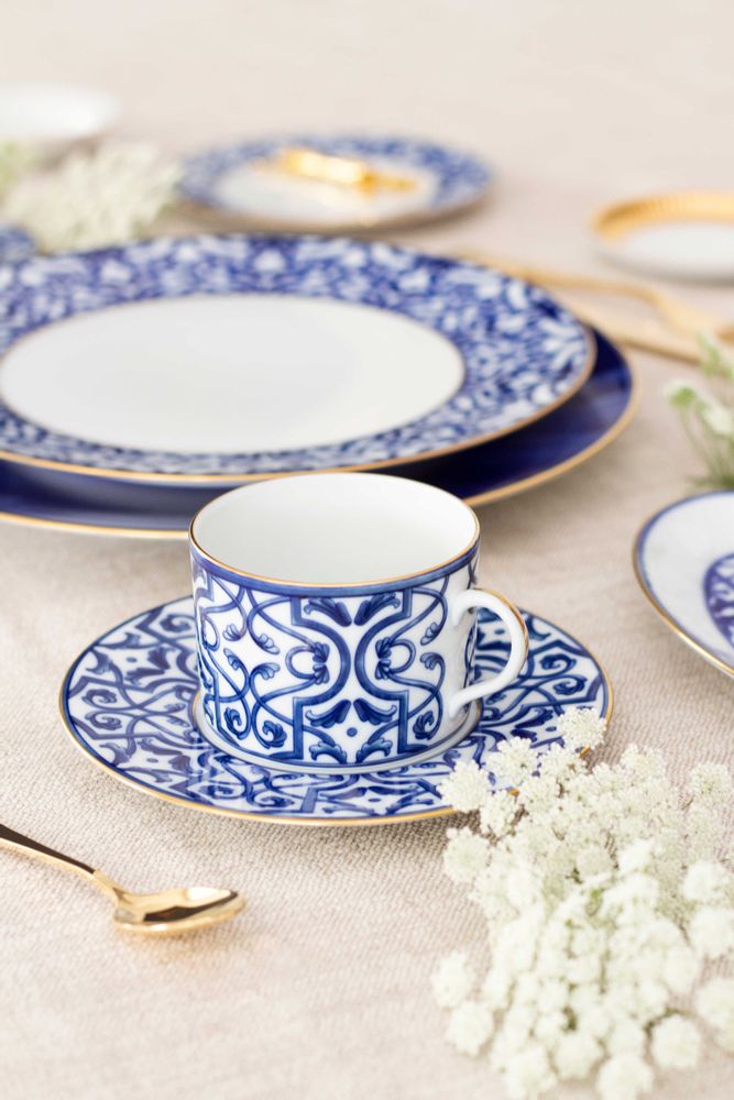 Couverts & ustensiles de cuisine - Blue Legacy assiette en porcelaine - PORCEL