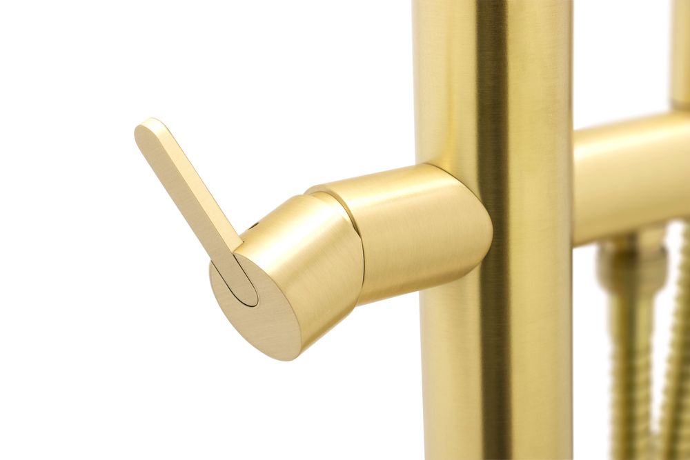 Meubles pour salle de bain - Robinet mélangeur de sol avec pommeau Origin - MAISON VALENTINA