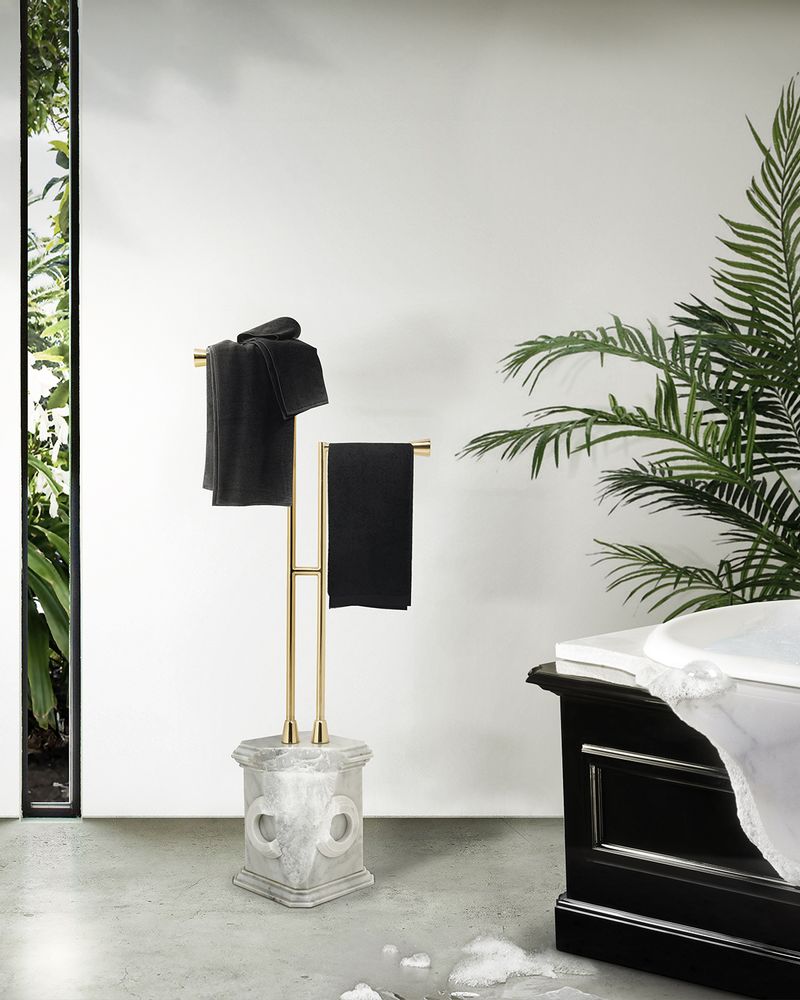 Porte-serviettes - Porte-serviettes Petra - MAISON VALENTINA