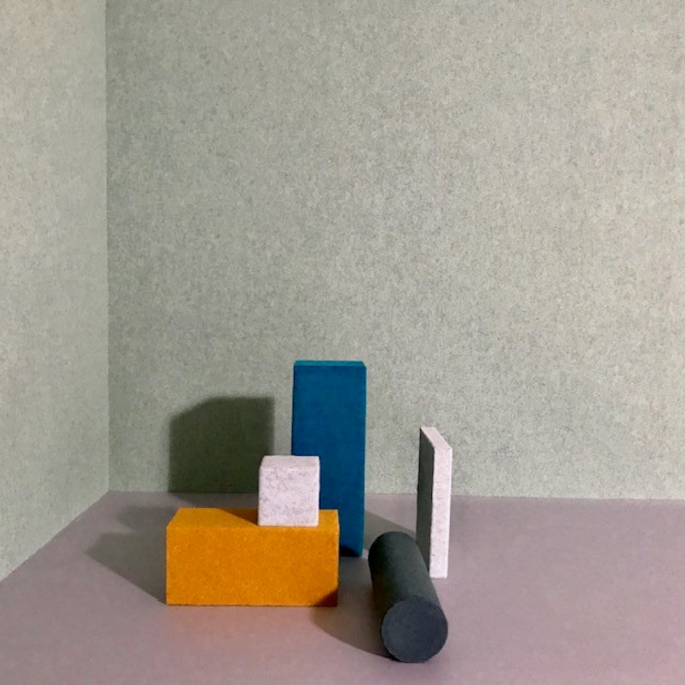 Upholstery fabrics - PET felt - Minimal art green 001 - FÉLINE