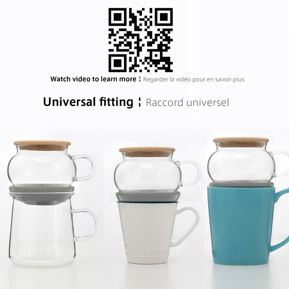 Tea and coffee accessories - AIRO Tea Set. Easy to brew air-lock | magical infusion - SIMPLE LAB EXPERIENCE
