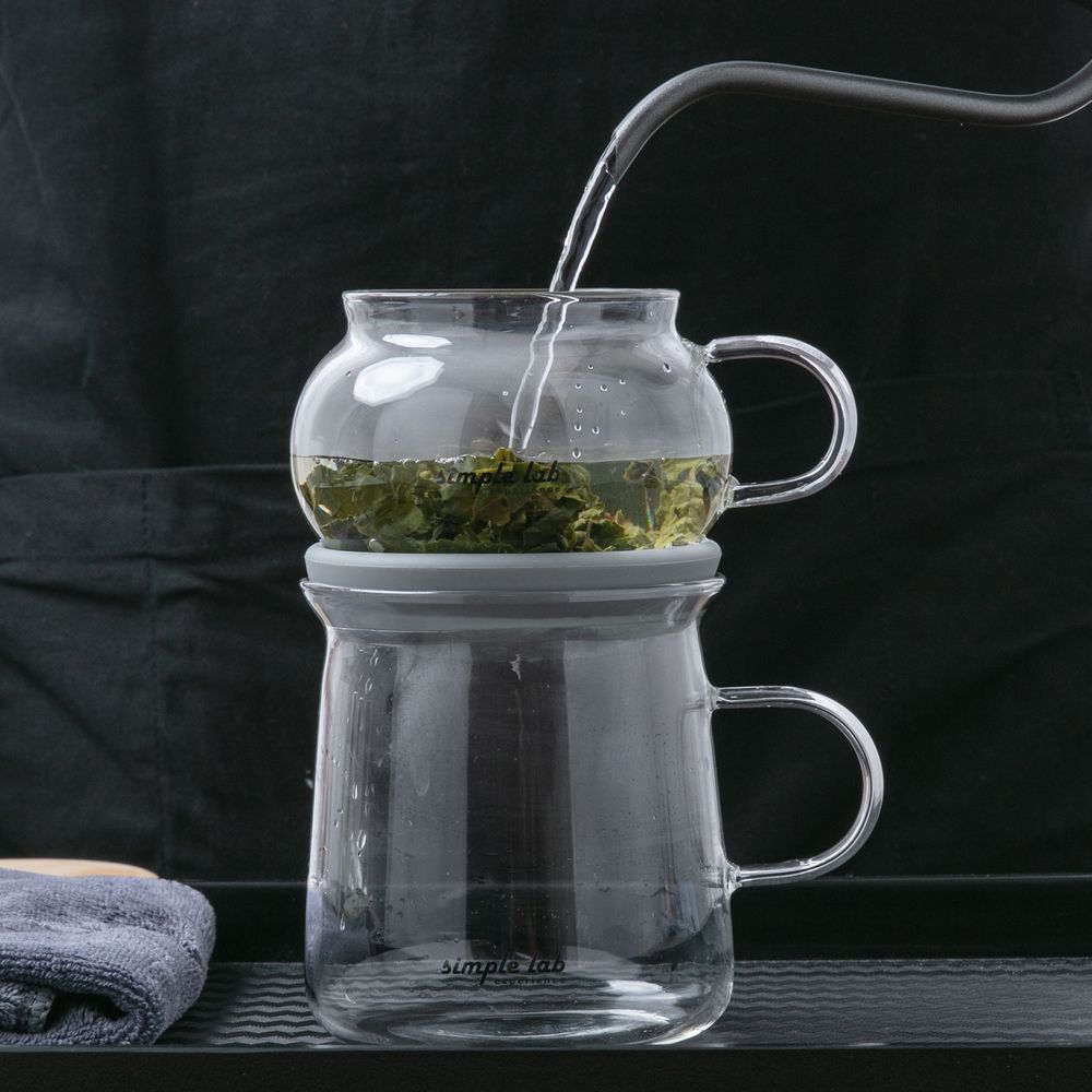 Tea and coffee accessories - AIRO Tea Set. Easy to brew air-lock | magical infusion - SIMPLE LAB EXPERIENCE