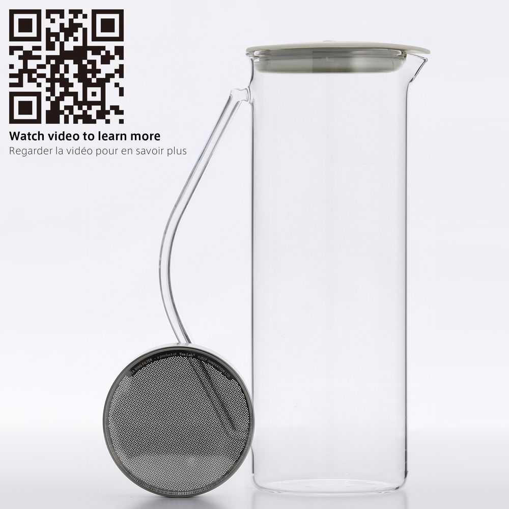 Tea and coffee accessories - T-RING tea brewing & filtering set ("French Press" for tea & coffee) - SIMPLE LAB EXPERIENCE