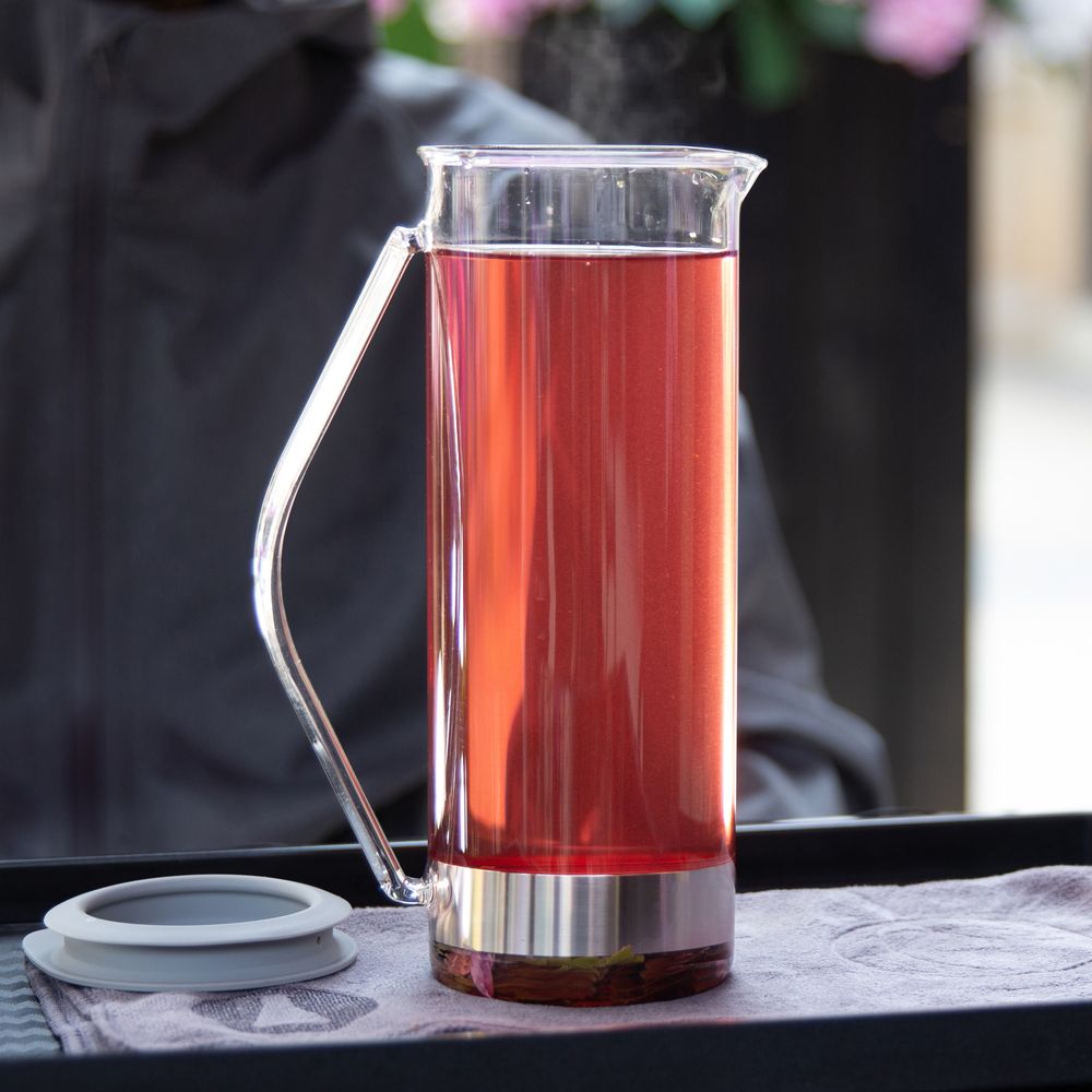 Tea and coffee accessories - T-RING tea brewing & filtering set ("French Press" for tea & coffee) - SIMPLE LAB EXPERIENCE