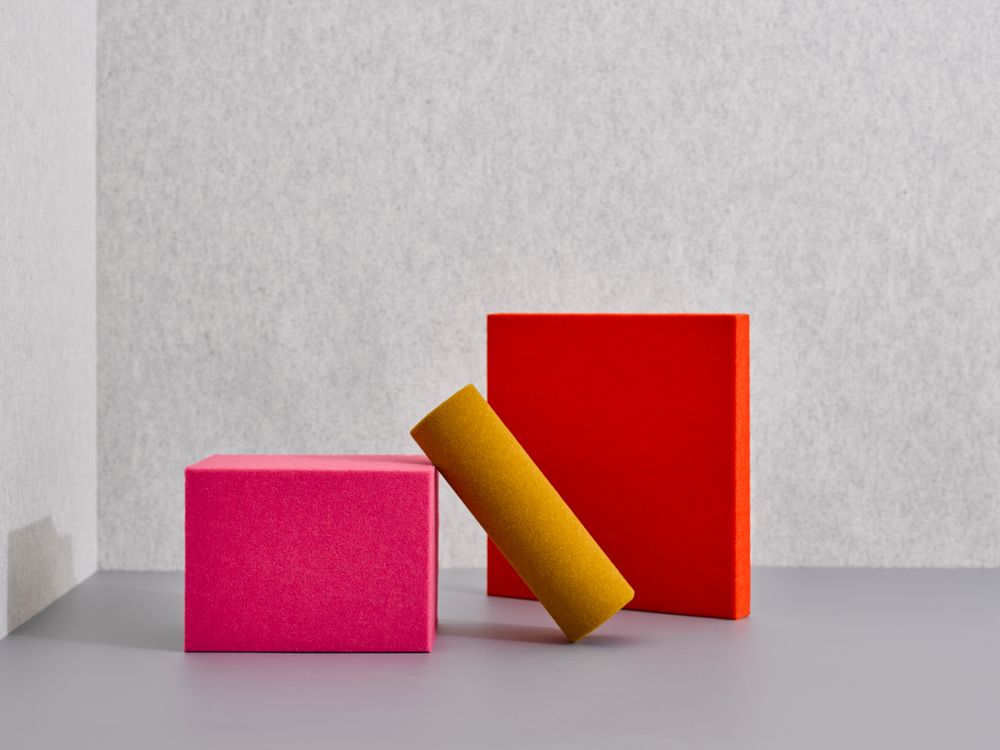 Aménagements pour bureau - Feutre de laine - Fresco jaune 002 - FÉLINE