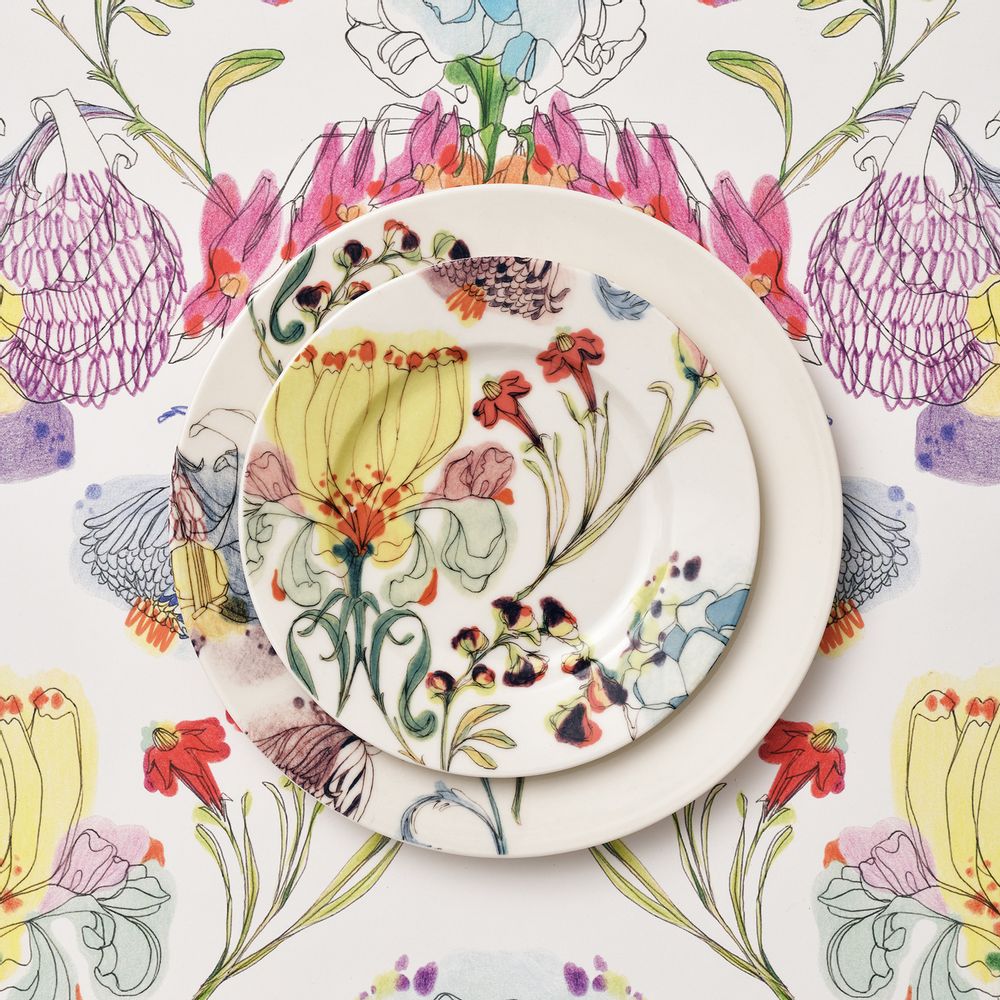 Céramique - La collection d'assiettes de jardin de grand-mère - FRANCESCA COLOMBO
