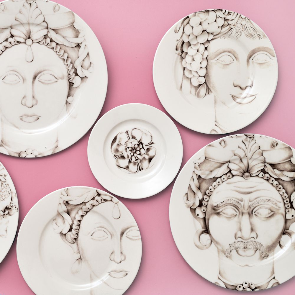 Ceramic - Teste di Moro_Plates - FRANCESCA COLOMBO