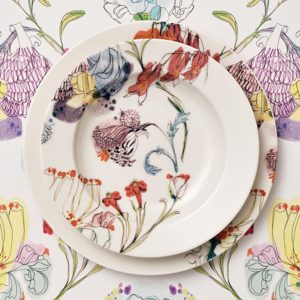 Céramique - La collection d'assiettes de jardin de grand-mère - FRANCESCA COLOMBO