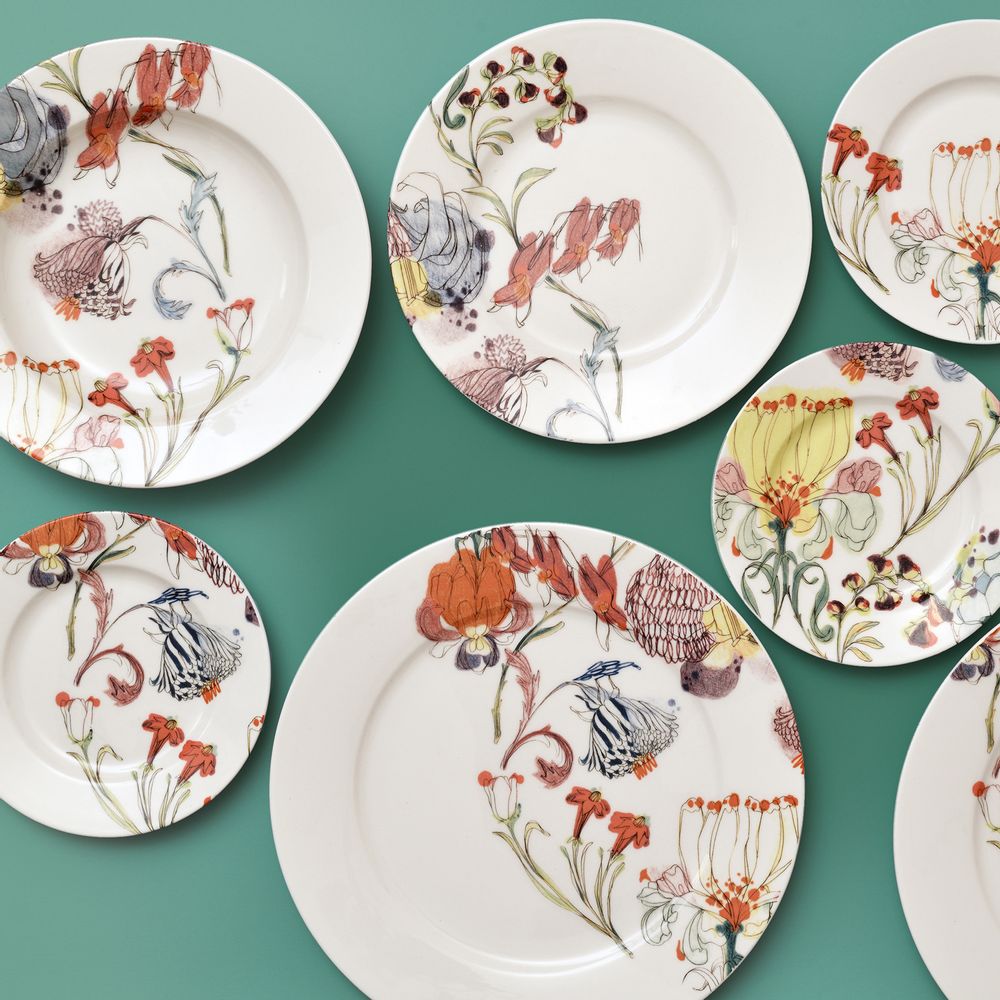 Céramique - La collection d'assiettes de jardin de grand-mère - FRANCESCA COLOMBO