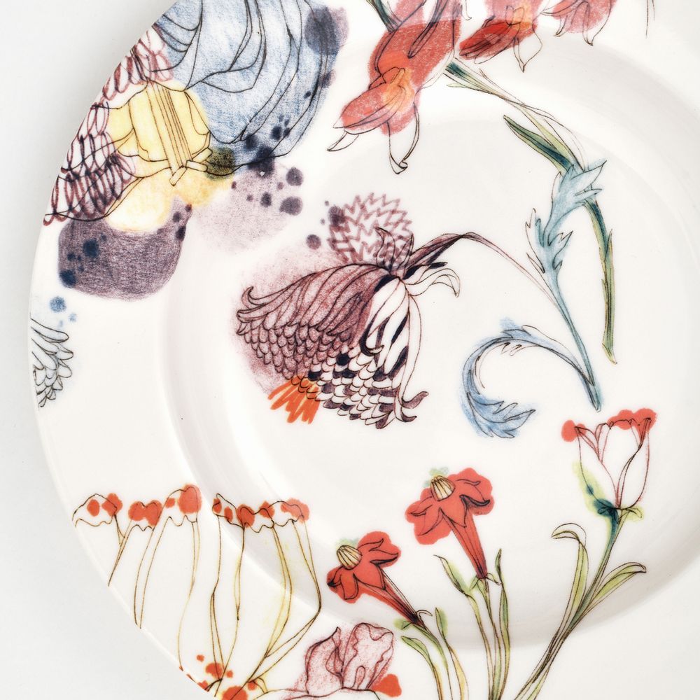 Céramique - La collection d'assiettes de jardin de grand-mère - FRANCESCA COLOMBO