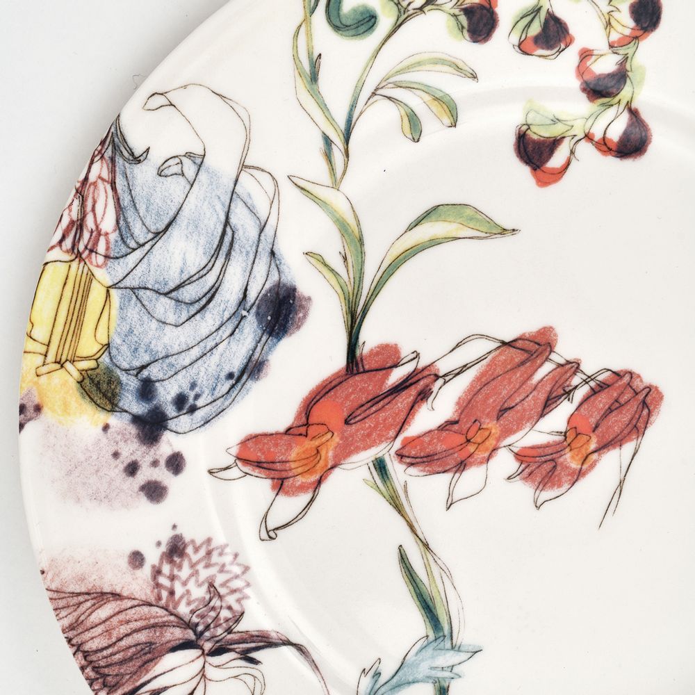 Céramique - La collection d'assiettes de jardin de grand-mère - FRANCESCA COLOMBO