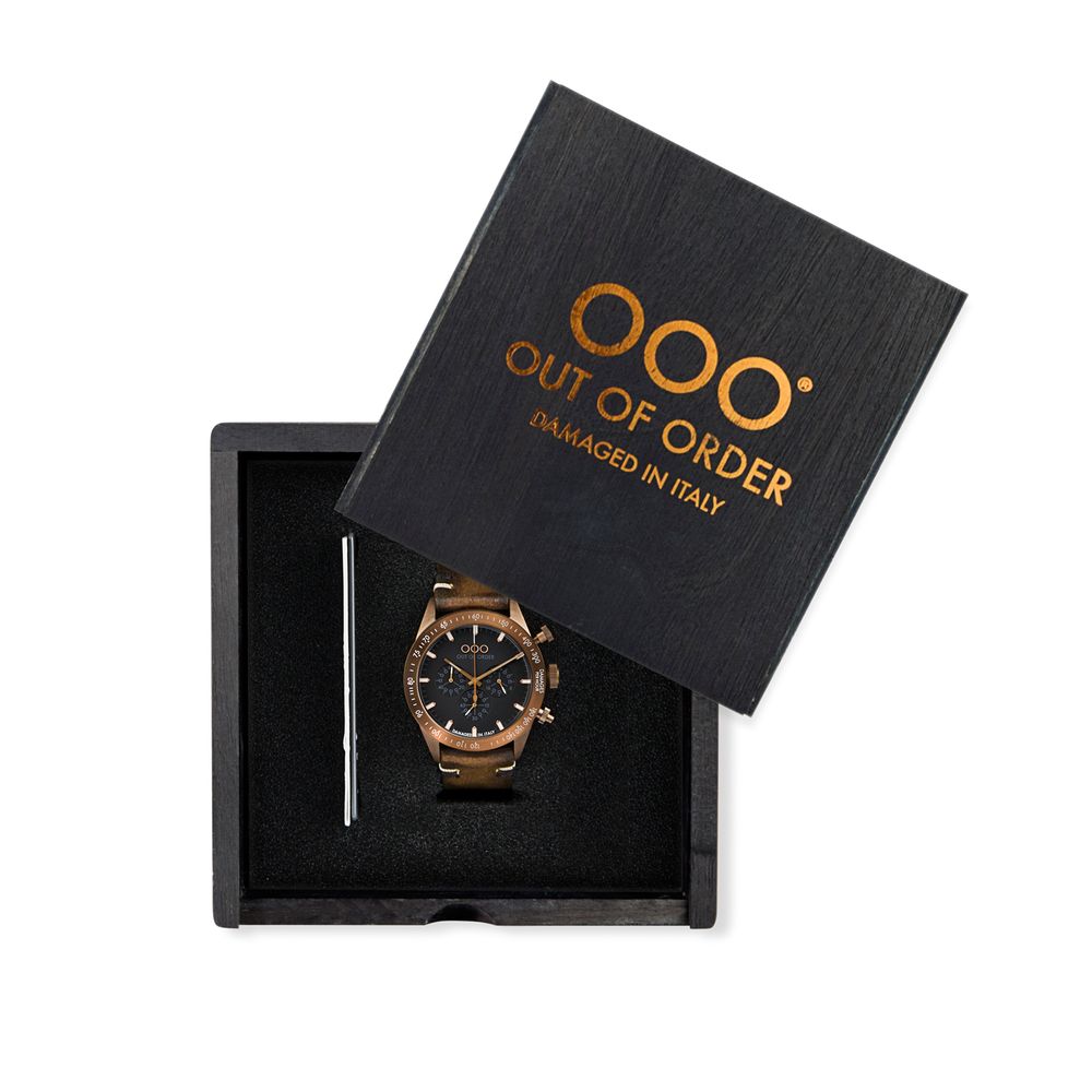 Watchmaking - Vegan Chrono Bronzo watch - OUT OF ORDER