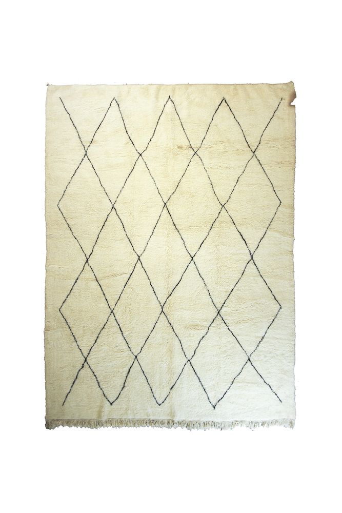 Other caperts - TAA1345BE Berber Rug Beni Ourain - 385x320 cm - 151.5745X125.984 in - AFOLKI BERBER RUGS