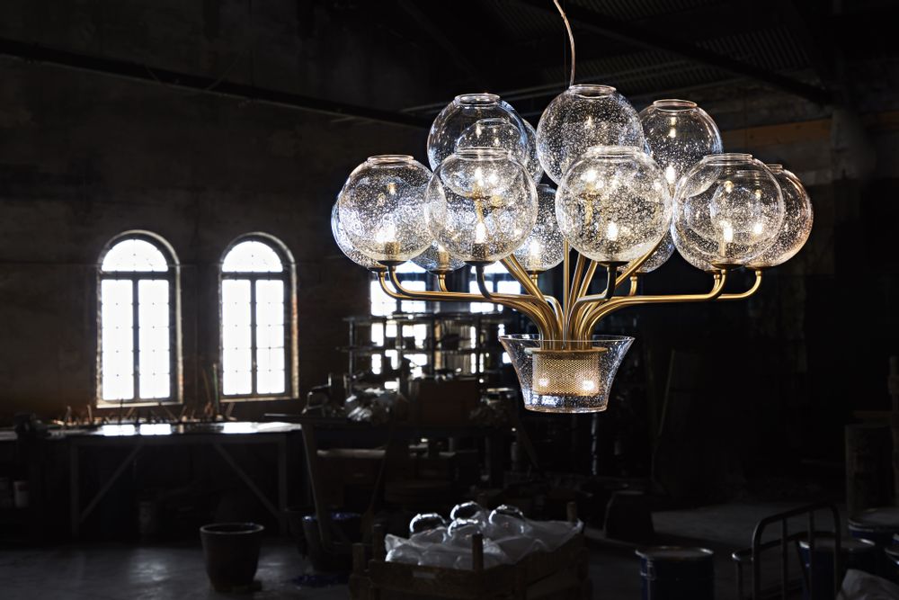 Verre d'art - LUSTRE BOBLU S - CARLO MORETTI