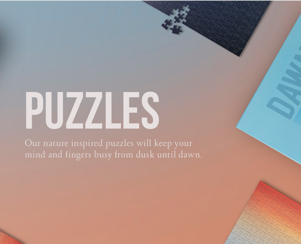 Design objects - Puzzle - Dusk - PRINTWORKS