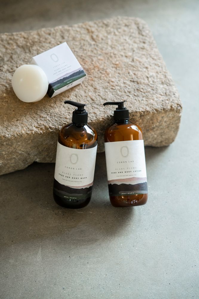 Cosmétiques - LAVAGE MAINS ET CORPS/BLANC PLUME - COKON LAB
