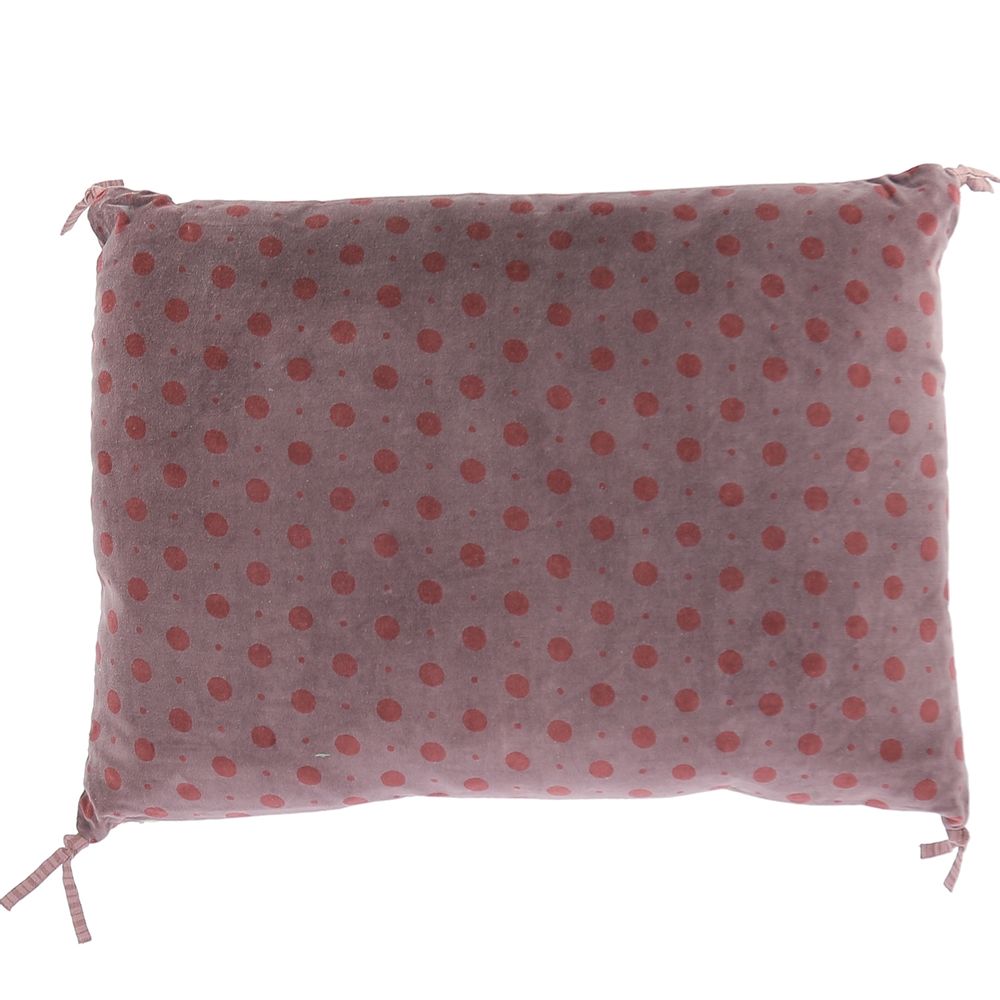 Coussins - BANGALORE printed velvet cushion - Removable cover - EN FIL D'INDIENNE...