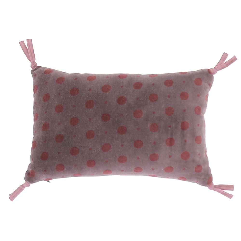 Coussins - BANGALORE printed velvet cushion - Removable cover - EN FIL D'INDIENNE...