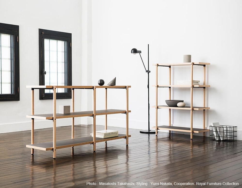 Shelves - LOG Shelve - Matt Wooden - METROCS