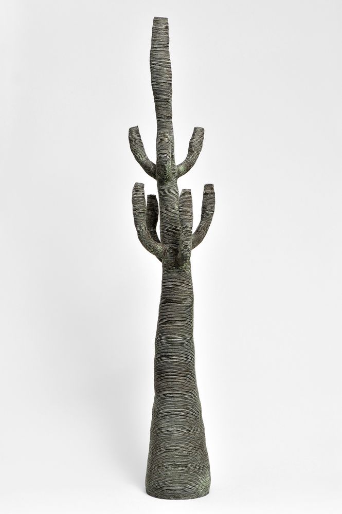 Sculptures, statuettes et miniatures - Sculpture Grand Cactus Vert - ATELIERNOVO