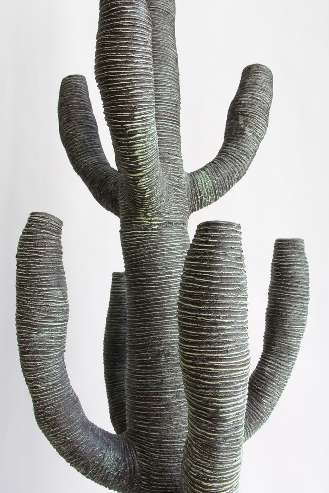 Sculptures, statuettes et miniatures - Sculpture Grand Cactus Vert - ATELIERNOVO