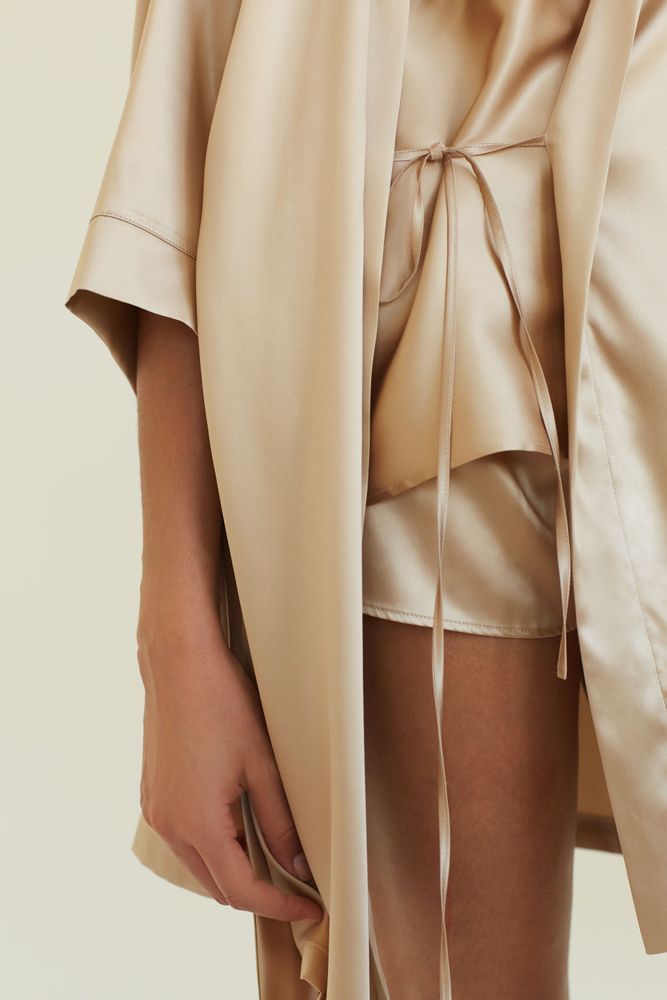 Loungewear - Mulberry Silk Robes - BY DARIIA DAY