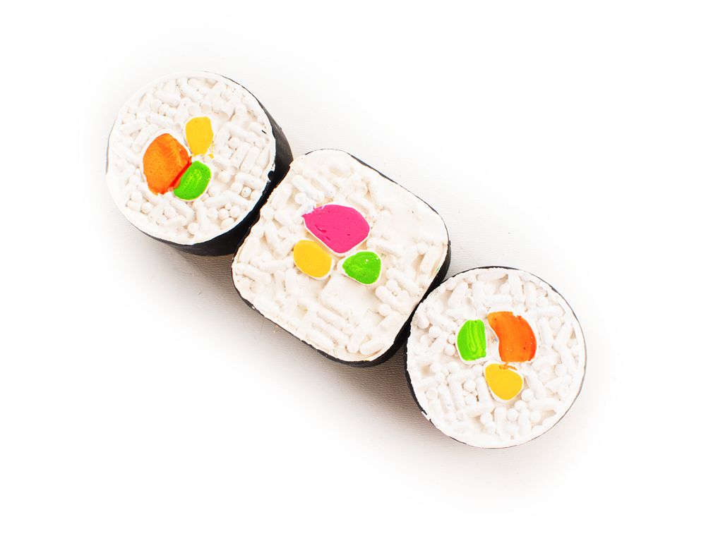 Loisirs créatifs pour enfant - TWEE Sushi Maki Rouleau de craie pour trottoir - TWEE