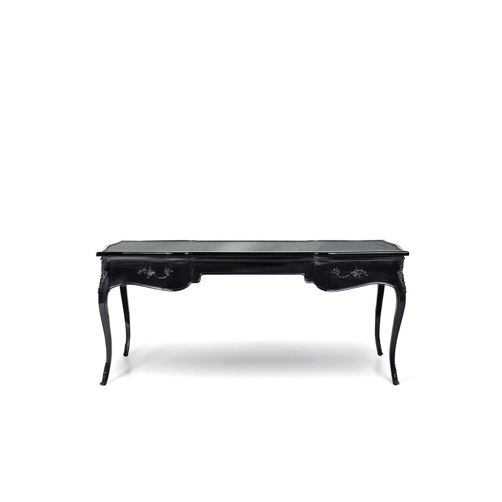 Desks - Exotic Ormolu Desk - COVET HOUSE