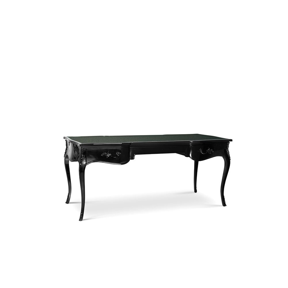 Desks - Exotic Ormolu Desk - COVET HOUSE