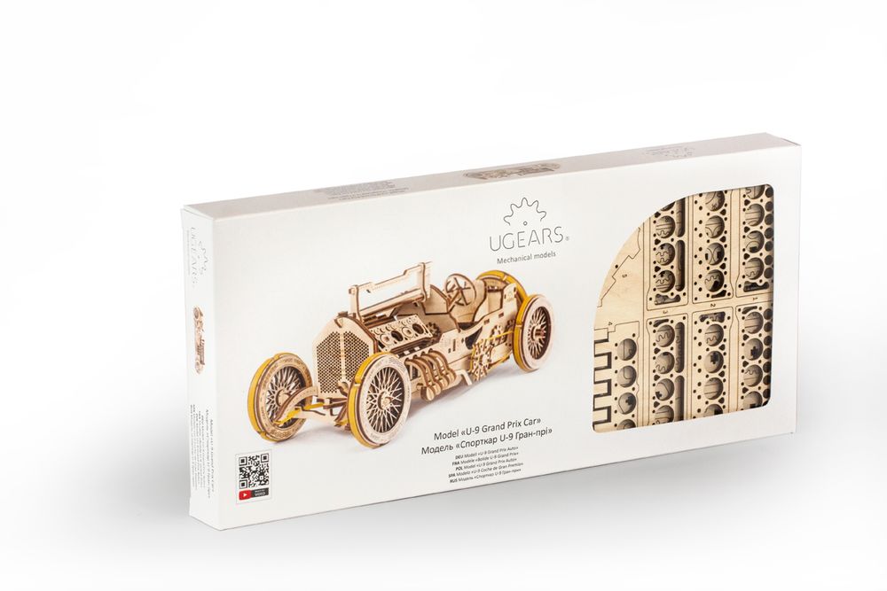 Design objects - Model Ugears - U-9 Grand Prix Car - UGEARS