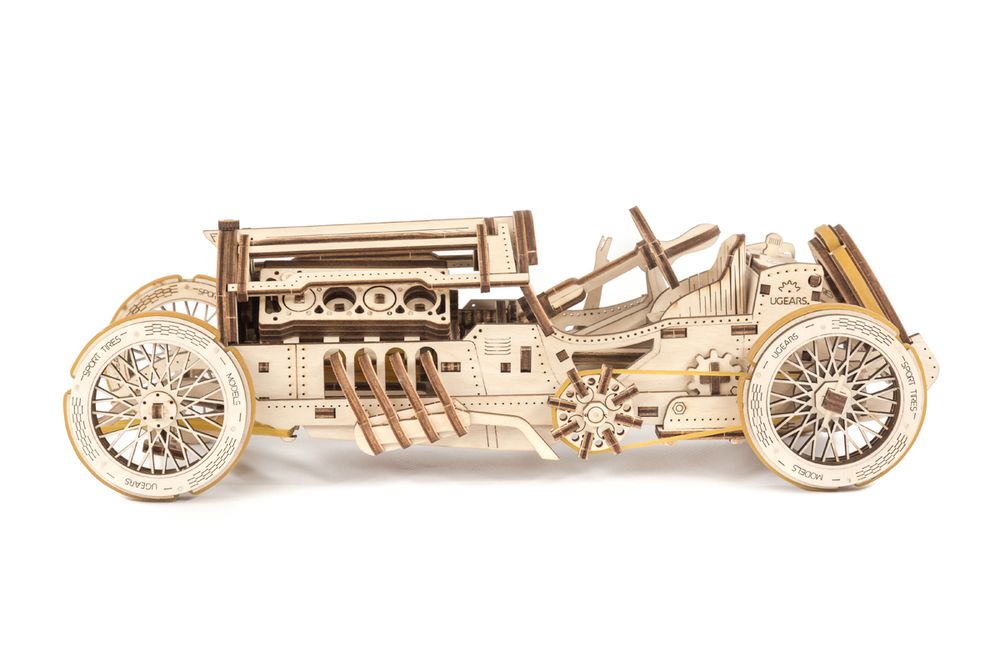 Design objects - Model Ugears - U-9 Grand Prix Car - UGEARS