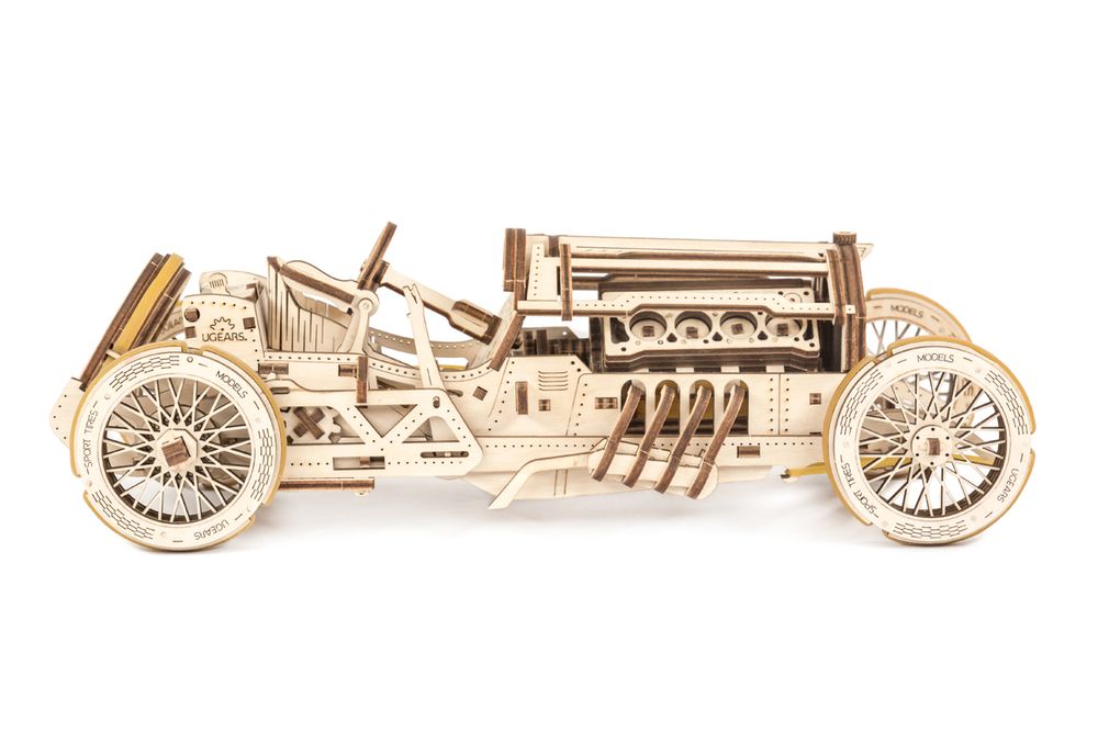 Design objects - Model Ugears - U-9 Grand Prix Car - UGEARS