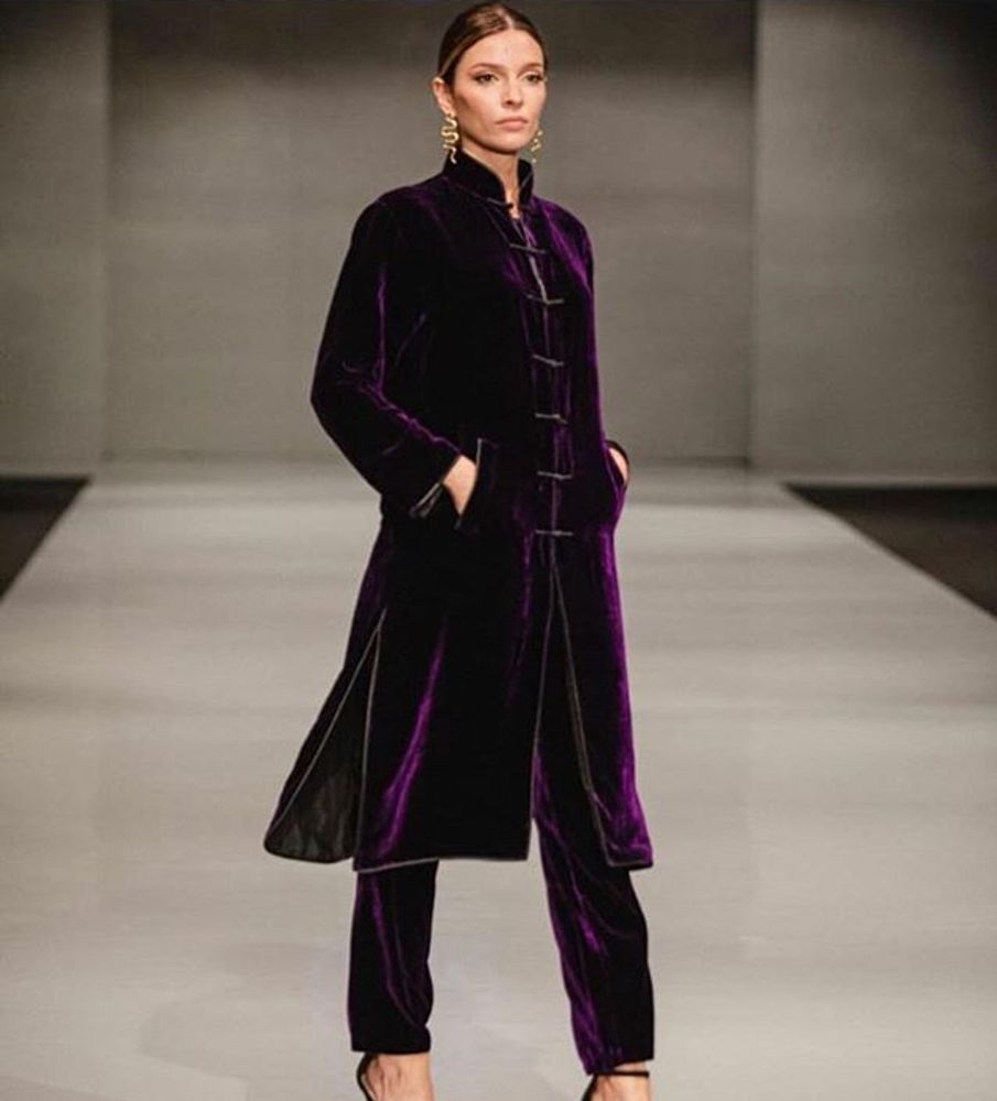 Homewear - manteau en velours de soie - LA SENSITIVE-SENSITIVE ET FILS-LES TAMBOURS DE BRONZE