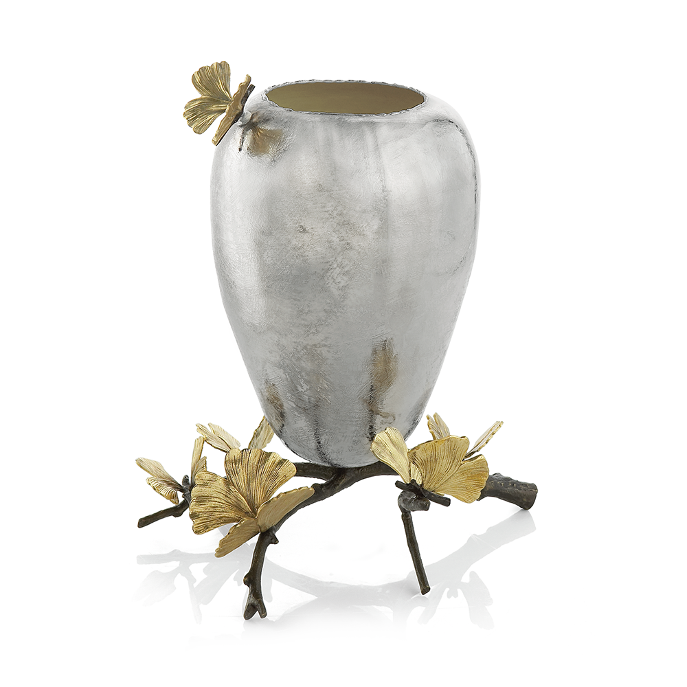 Vases - Butterfly Ginkgo Vase - MICHAEL ARAM